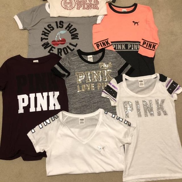 Victoria secret pink shirts (6) - Picture 1 of 1